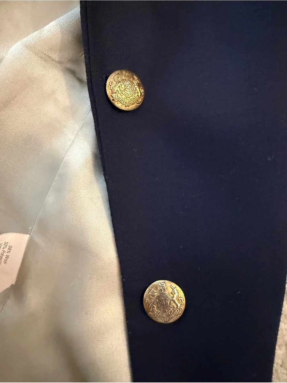 J.Crew Factory Original schoolboy blazer Navy Sz 2